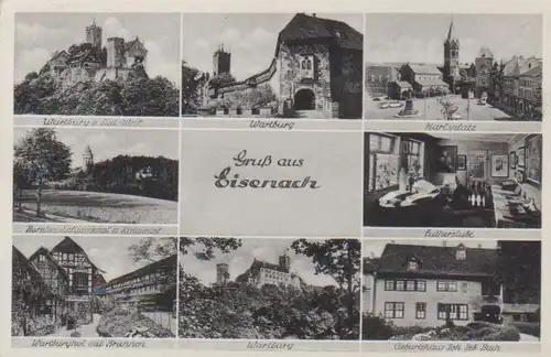 Eisenach Teilansichten Mehrbildkarte ngl 96.150