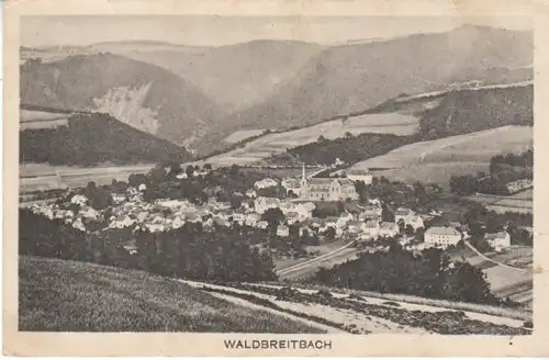 Waldbreitbach in seiner Landschaft gl1938 B6088