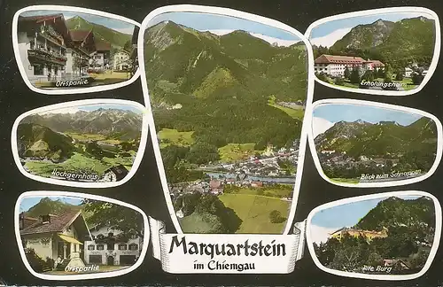 Marquartstein Teilansichten gl1964 119.665