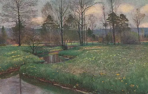 Hans Klatt: Vorfrühling feldpgl1917 113.018