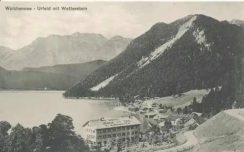 Urfeld am Walchensee mit Wetterstein ngl 120.128