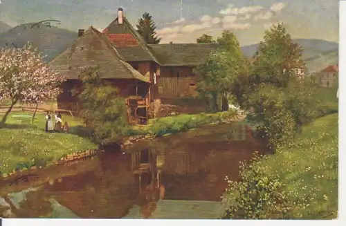 Hoffmann: Haus an der Wiese in Schönau gl1913 94.316