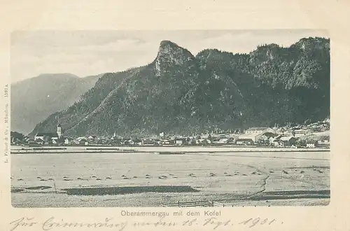 Oberammergau mit dem Kofel ngl 125.685