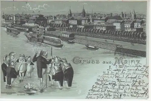 Mainz Silberlitho Panorama gl1899 94.591