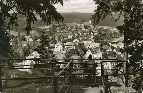 Bischofsgrün Blick vom Hügelfelsen ngl 121.840