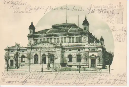 Mainz Die Stadthalle gl1901 94.536