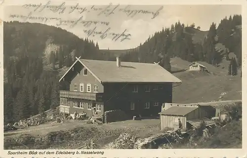 Nesselwang Sportheim Böck Edelsberg gl1937 123.628