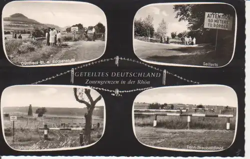 Zonengrenzen in der Rhön Teilansichten gl1965 94.310