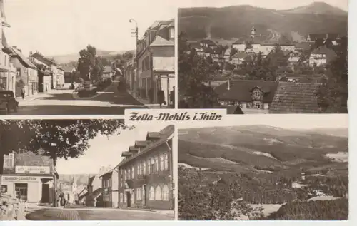 Zella-Mehlis Straßenpartien Panorama ngl 96.185