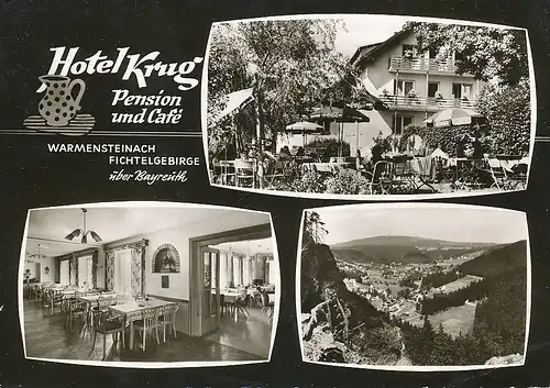 Warmensteinach Hotel Krug gl1965 121.776