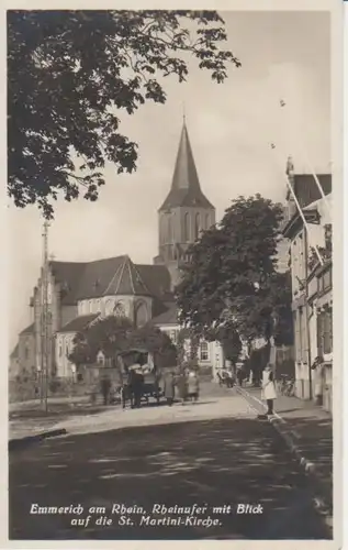 Emmerich Rheinufer St. Martini-Kirche gl1933 98.694