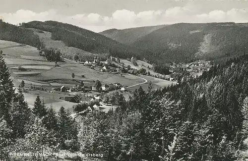 Warmensteinach Blick vom Geiersberg gl1961 121.786
