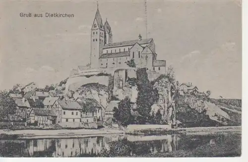 Dietkirchen Blick zur Kirche ngl 95.294