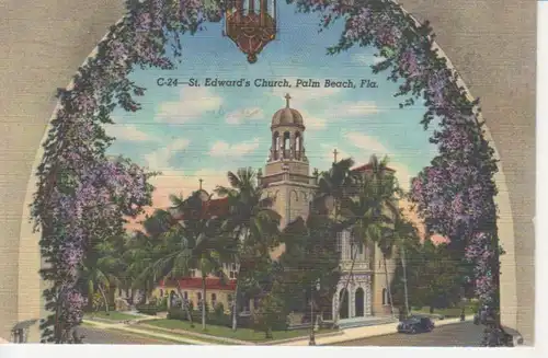 Palm Beach, Fla. St. Edward's Church gl1950 204.416