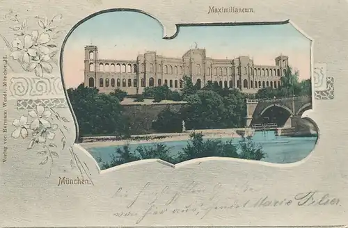 München Litho Maximilianeum gl1903 123.936