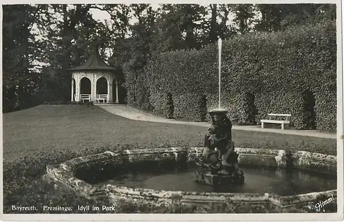 Bayreuth Eremitage Idyll im Park gl1933 121.767