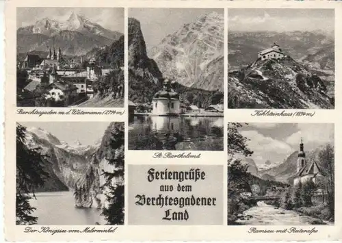 Feriengrüße aus dem Berchtesgadener Land gl1955 B7427