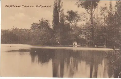 Sangerhausen am Stadtparkteich feldpgl1918 B6846