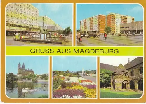 Gruss aus Magdeburg Mehrbildkarte ngl B6415