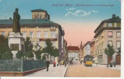 Mainz Ludwigstraße Denkmal feldpgl1916 94.555