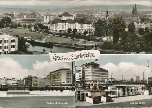 Saarbrücken Teilansichten gl1964 131.026
