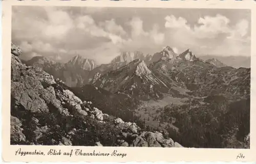 Aggenstein Blick auf Thannheimer Berge gl1952 B7468