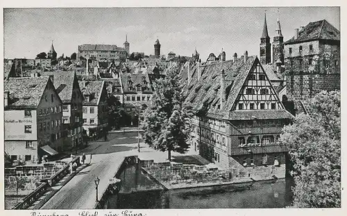 Nürnberg Blick zur Burg ngl 124.374