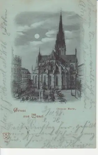 Wesel a.Rh. Großer Markt gl1898 98.691