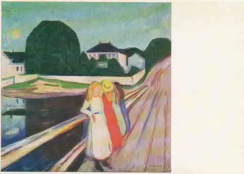 Edvard Munch: Mädchen auf der Brücke ngl 113.331