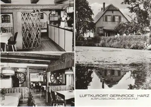 Gernrode/Harz Ausflugslokal 'Bückemühle' gl1981 B6604