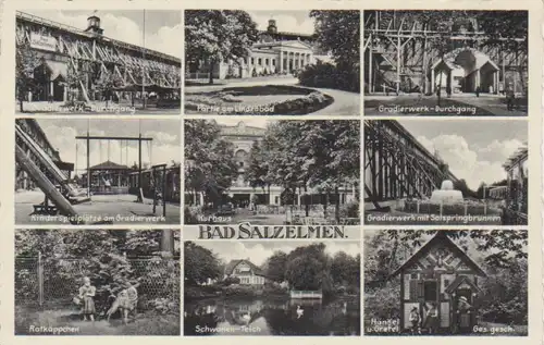 Bad Salzelmen Teilansichten Mehrbildkarte gl1938 98.259