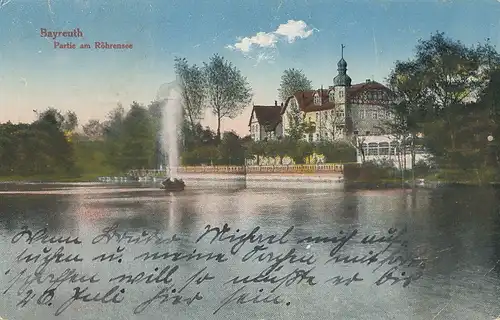 Bayreuth Partie am Röhrensee gl1919 121.738