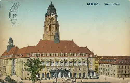 Dresden Neues Rathaus gl1911 127.320