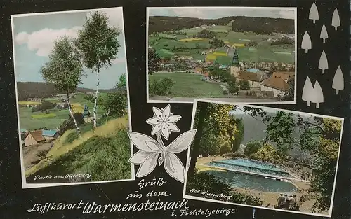 Warmensteinach Schwimmbad Dürrberg Panorama ngl 121.780