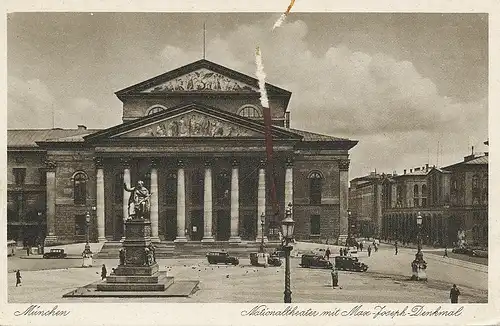 München Max-Josephs-Platz und Theater ngl 123.851