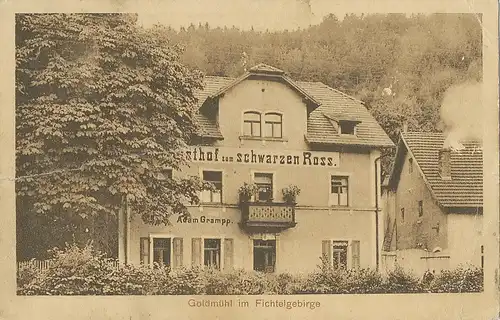 Goldmühl Gasthof Schwarzes Ross glca.1920 121.860