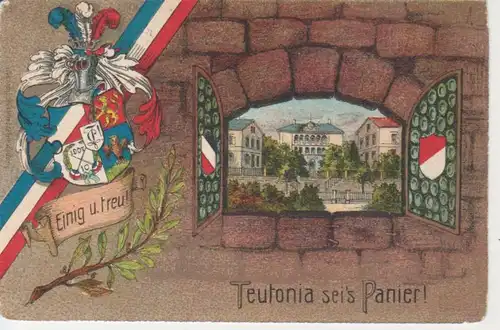 Monsheim Studentika Teutonia seis Panier! gl1910 94.825