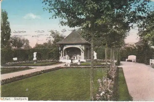 Erfurt Partie im Stadtpark feldpgl1916 B6669