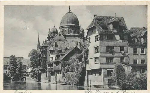 Nürnberg Pegnitzpartie Insel Schütt gl1928 124.811