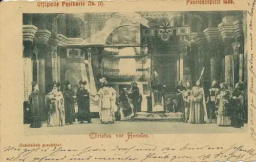 Oberammergau Passionsspiele 1900 No. 10 gl1900 125.708