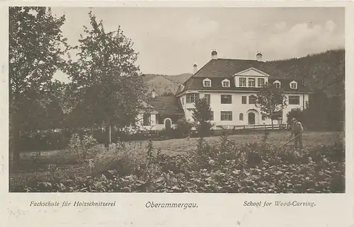 Oberammergau Fachschule für Holzschnitzerei ngl 125.719