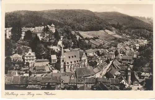 Stolberg/Harz Teilansicht von Westen gl1940 B6569