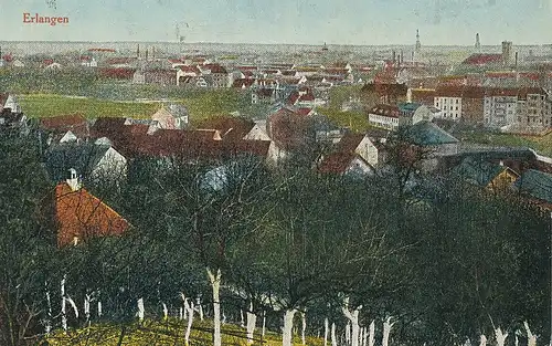 Erlangen Stadtpanorama gl1943 120.897