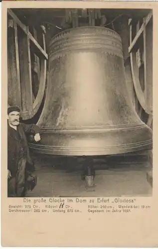 Erfurt Dom Große Glocke 'Gloriosa' ngl B6645