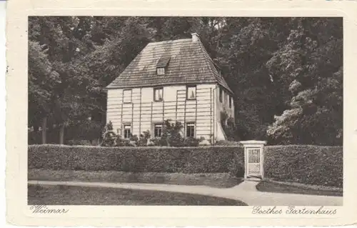 Weimar Goethe Gartenhaus gl1930 B6763