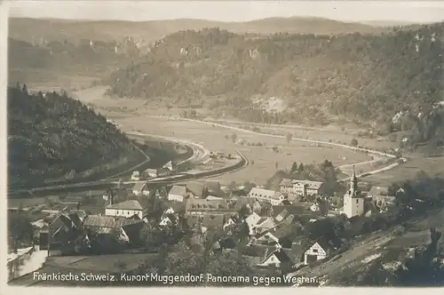 Muggendorf Panorama gegen Westen gl1929 120.953