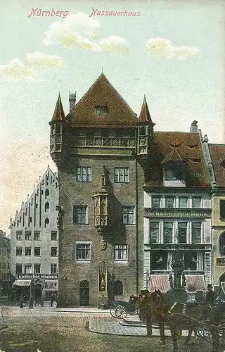 Nürnberg Nassauer Haus gl1906 124.851