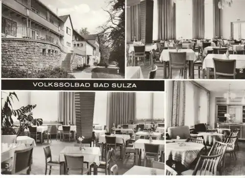 Volkssolbad Sulza Kurhaus Café Schmidt ngl B6784