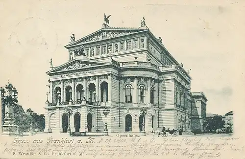 Frankfurt a.M. Opernhaus gl1900 132.322