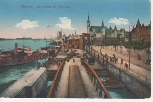 Antwerpen Hafenpartie feldpgl1915 203.596